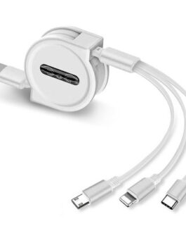 Color: White, Style: Ultimate – Telescopic charging cable