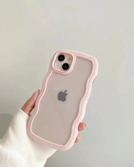 Wave border for iphone14pro max Apple 12 case 11 solid x simple XR candy 13