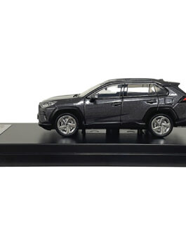 Toyota RAV4 Hybrid Dark Gray Metallic 1/64 Diecast Model Car by LCD Models