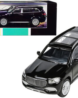 Mercedes-Maybach GLS 600 with Sunroof Black 1/64 Diecast Model Car by Paragon