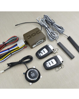 12V Universal 8Pcs Car Alarm Start Security System PKE Induction Anti-theft Keyless Entry Push Button Remote Kit
