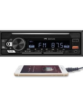 1 Din 740 Car Mp3 Player Dual Bluetooth Remote Control Radio U Disk Aux Player Black