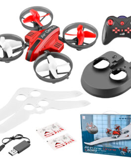 L6082 DIY All in One Air Genius Drone 3-Mode With Fixed Wing Glider Attitude Hold RC Quadcopter RTF red_Single battery