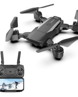 F84 Quadcopter Wireless RC Drone With 4K/5MP/0.3MP HD Camera WiFi FPV Helicopter Foldable Airplane For Children Gift Toy black_0.3MP 1B