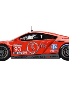 Acura NSX GT3 EVO22 #93 Ashton Harrison – Kyle Marcelli – Tom Long “WTR Racers Edge Motorsports” 12 Hours of Sebring (2022) 1/18 Model Car by Top Speed