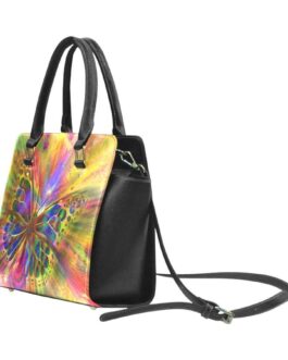Handbags, Colorful Butterfly Style Top-handle Bag