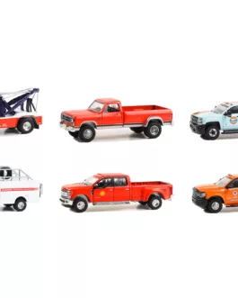“Dually Drivers” Set of 6 Trucks Series 13 1/64 Diecast Model Cars by Greenlight