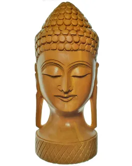 Hand Carved Wooden Buddha Statue