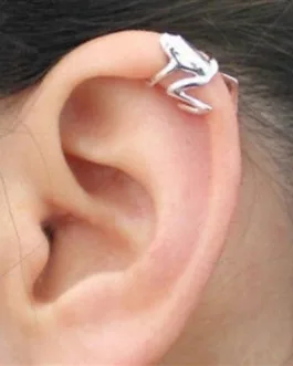316L Stainless Steel Tree Frog Fake Cartilage Ear Cuff
