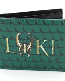 Marvel Loki Bi-Fold Wallet with Gift Tin – Official Marvel Merchandise