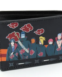Naruto Shippuden Akatsuki Bi-Fold Wallet with Gift Tin
