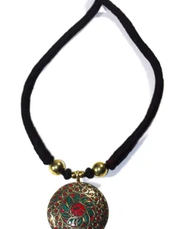 Mosaic Medallion Necklace