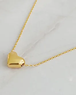 Love Bean Heart Necklace