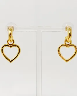 Love From Milan Heart Drop Earrings