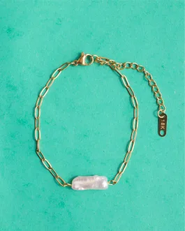 Eden – Baroque Pearl Bracelet Gold