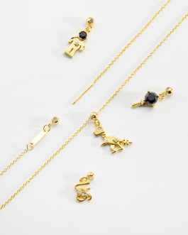 Serviten – Charm & Letter Personalised Necklace & Bracelet