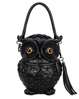 3D  Owl Handle Shoulder Messenger Cross body Backpack
