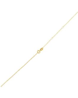 Adjustable Cable Chain in 14k Yellow Gold (1.0mm)