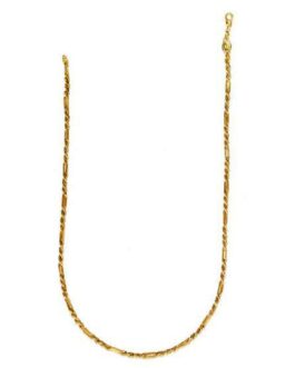 5.0mm 14k Yellow Gold Figa Rope Chain