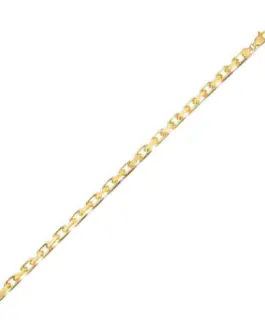 4.8mm 14k Yellow Gold French Cable Chain Bracelet