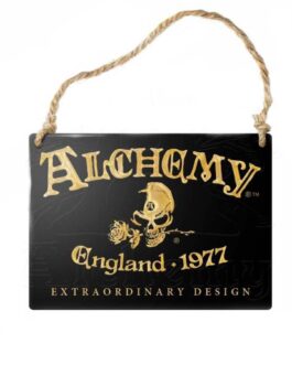 Alchemy England 1977 Mini Metal Sign