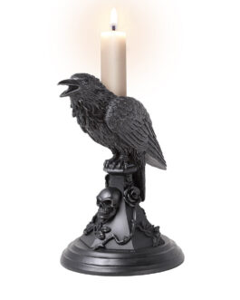 Poes Raven Candlestick Holder