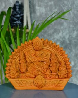 Sowpeace Handmade Terracotta Durga: Artisan Tabletop Decor