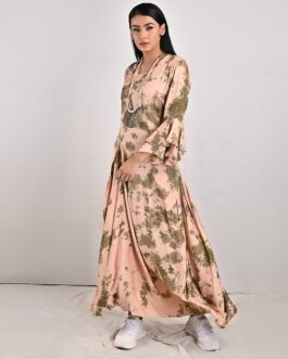 Florence – Tie & Dye Pleated Flowy Dress