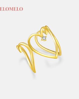 Eabha – Heart Ring with Diamond Cut CZ’s