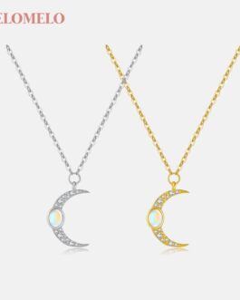 Laoise – Crescent Moon Necklace Silver