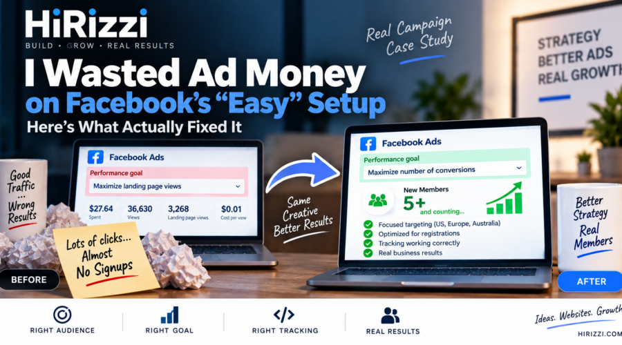 How I Wasted Ad Money on Facebook's "Easy" Ad Setup — And What Actually Fixed It